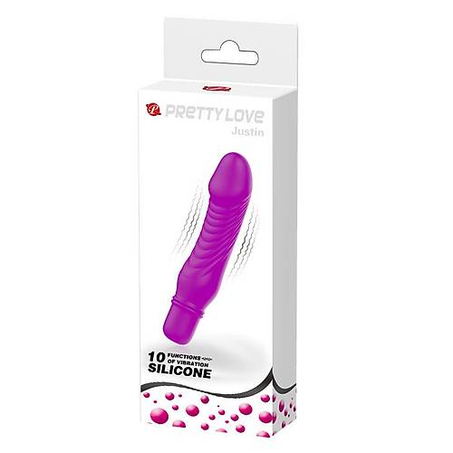 Justin 14 CM 10 Titreimli Teknolojik Vibratr G-Spot Mastrbatr