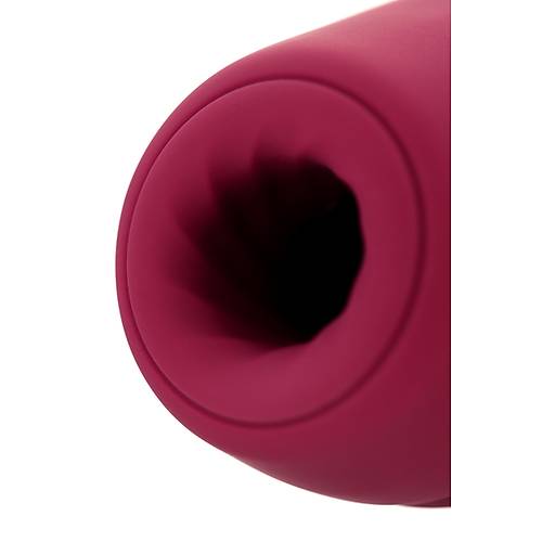 Satisfyer Curvy 1 Connect App Vakum Dalgas Klitoris Vibratr, silikon, krmz, 14,3 cm