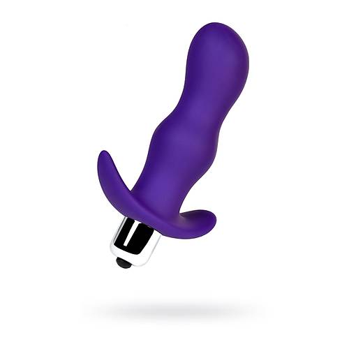 A-Toys by RED Vibro Anal Plug, boyut S, silikon, mor, 11,2 cm