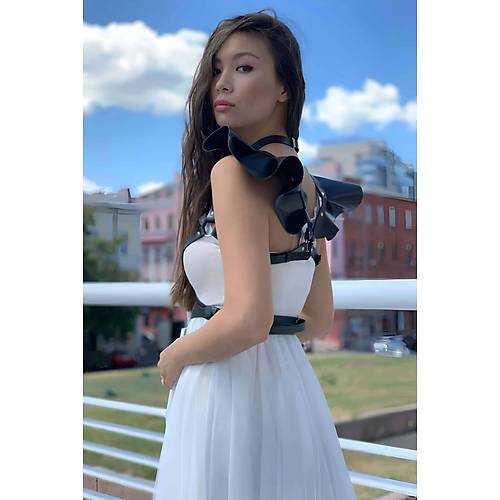 ��k Deri Seksi G���s Deri Harness - APFT996