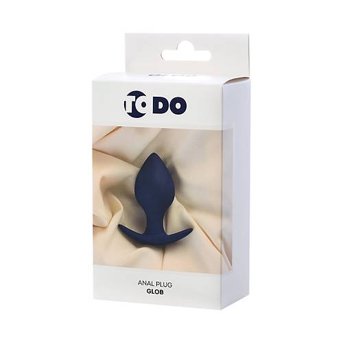 ToDo by RED Glob anal klf, silikon, mor, 8 cm,  4 cm