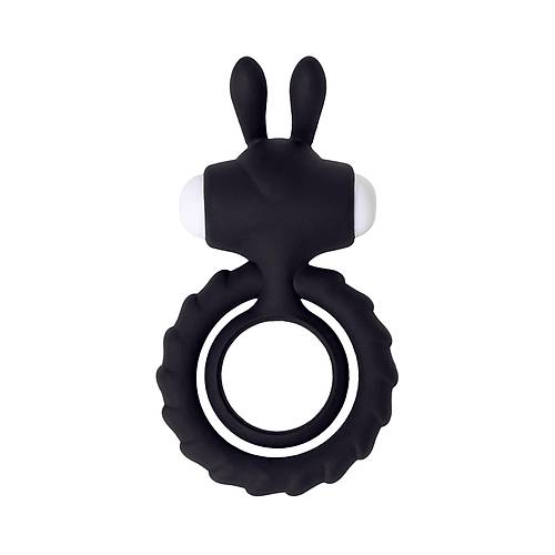 JOS BAD BUNNY Penis Halkas, silikon, siyah, 9 cm