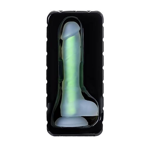 Beyond by RED  Wade Glow Gece Parlayan Dildo, Silikon, effaf, 20 cm