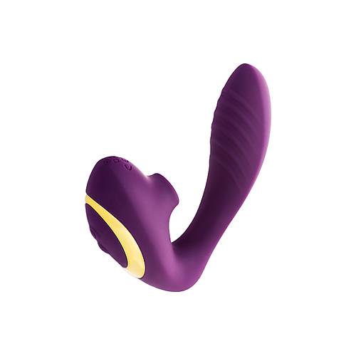 L'ERONA by TOYFA Mave Vakumlu Vibratr, silikon, mor, 14 cm