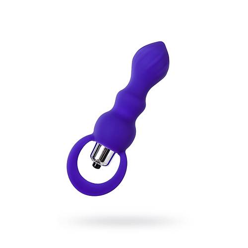 ToDo by RED Curvy Anal Plug, silikon, mor, 14 cm,  3,2 cm