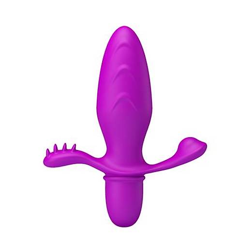 Titreimli Klitoris Vibratr G-Spot P-Spot Mastrbatr Anal Plug