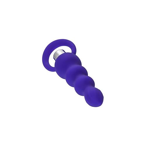 ToDo by Toyfa Twisty Anal Plug, silikon, mor, 14 cm,  3,2 cm