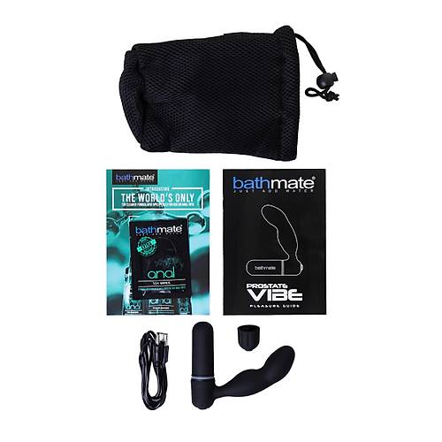 Bathmate Prostat stimlatr Vibe, ABS plastik, siyah, 10,5 cm