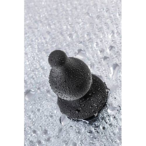 Erotist Spade Anal Plug, S, Silekspan, siyah, 8 cm