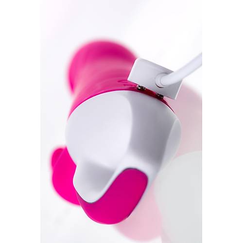 JOS ELLY Istmal Vibratr,  silikon, pembe, 21,5 cm