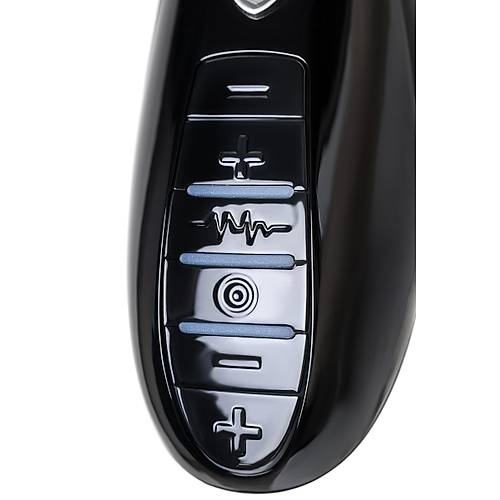 Mystim Electric Eric Elektro Stimlasyonlu Vibratr, siyah, 27 cm, Silikon