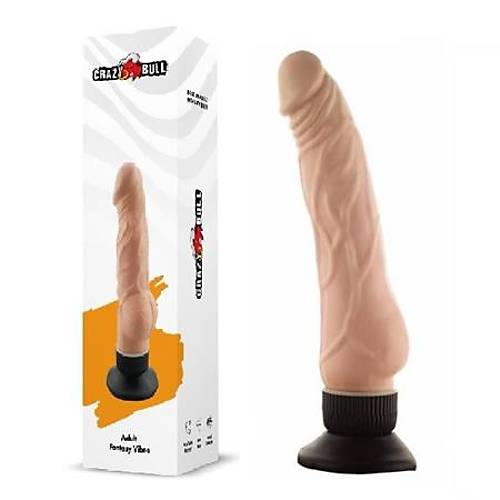 Waves 19 Cm Vantuzlu Damarl Realistik Vibratr Penis