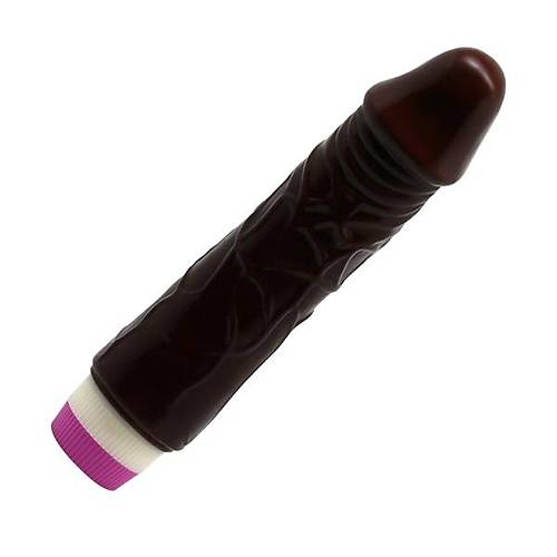 Fantasy Vibe 18Cm Titreimli Zenci Vibratr Realistik Penis Dildo