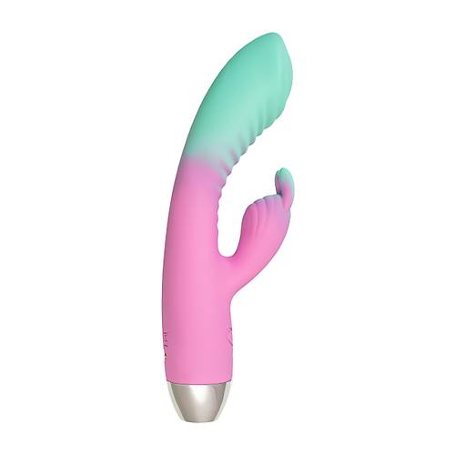 Flovetta Orchid G Noktas ve Klitoral Uyarc Silikon Vibratr  Mint Pembe, 21 cm