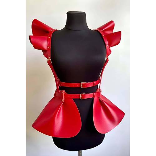 Deri Elbise Harness, k Mini Deri Elbise, Prenses Deri Elbise - APFT1001