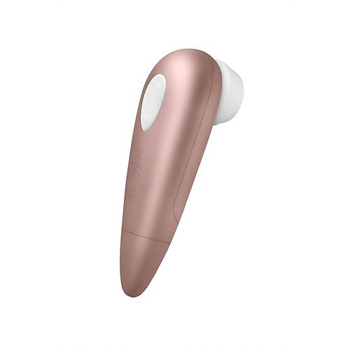 Satisfyer Number One Vakum Dalgas Klitoral Vibratr, ABS plastik, pembe, 14 cm