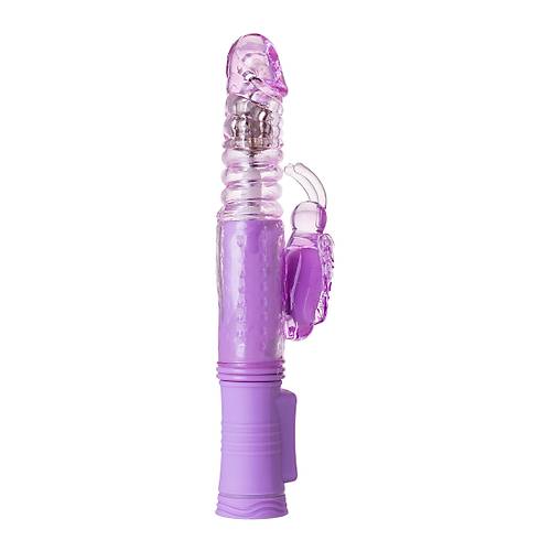 A-Toys by RED Serk High-Tech  Klitoral Uyarc Vibratr, TPE, mor, 24,5 cm