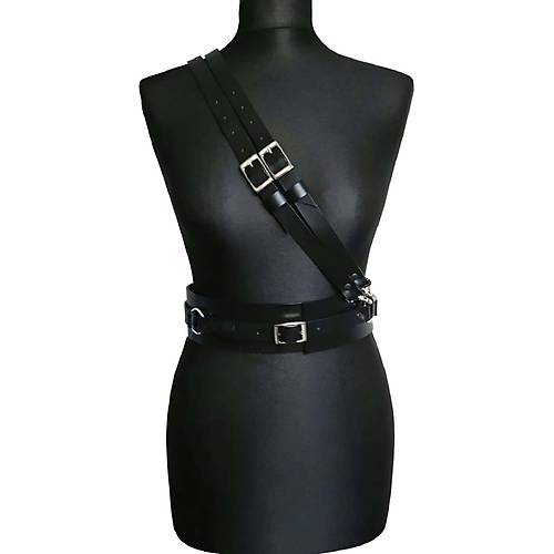 Deri Omuzdan Ba�lamal� Bel Kemer  Harness  - APFT915
