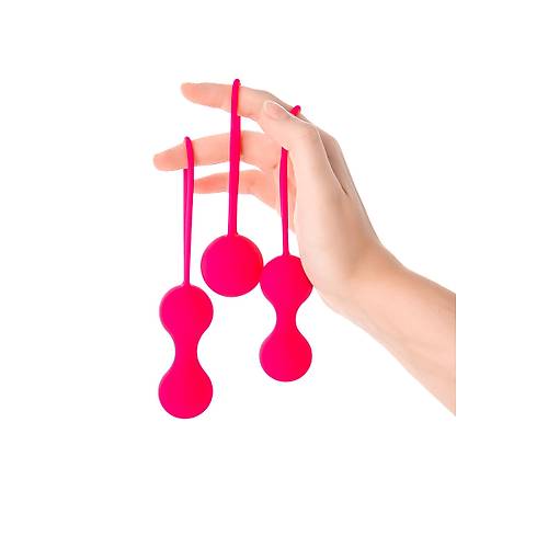 A-Toys by TOYFA Redvil Vajinal Top Seti, silikon, pembe, 16,5 cm