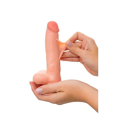 My Babe My Priceless Kkrdakl Gereki Dildo  TPE, Ten Rengi, 18 cm