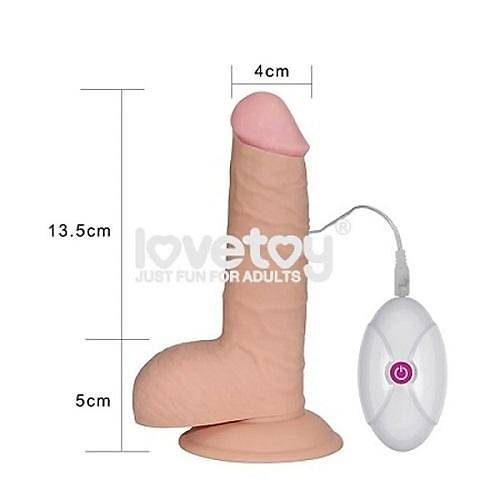 LOVETOY UR3 Yeni Nesil Titreimli 19 cm Realistik Vibratr Dildo