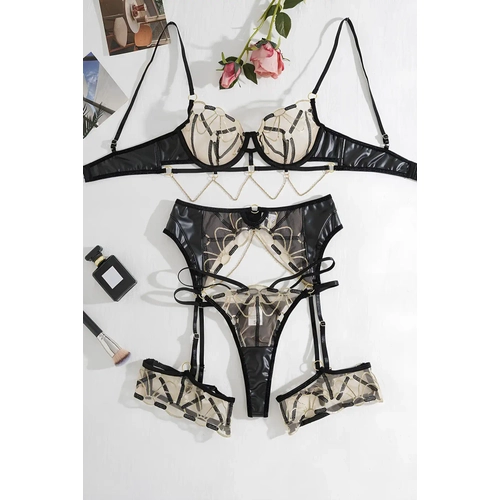 Zincirli ve Dantelli Fantazi �� Giyim Tak�m�, S�ra D��� �� Giyim Stil - APT007