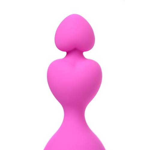 ToDo by RED Sweety anal zinciri, silikon, pembe, 18,5 cm,  3,1 cm