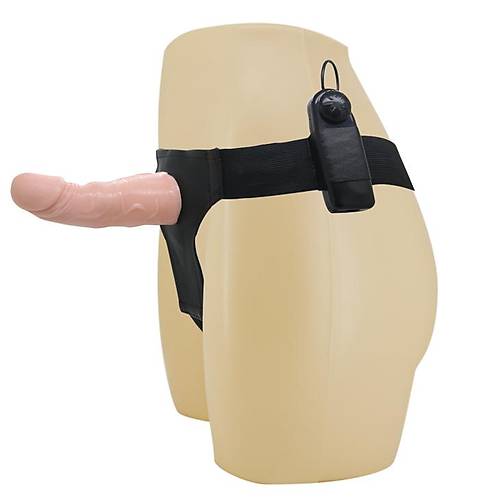 Harness 15 CM i Bo Titreimli Belden Balamal Penis Strapon