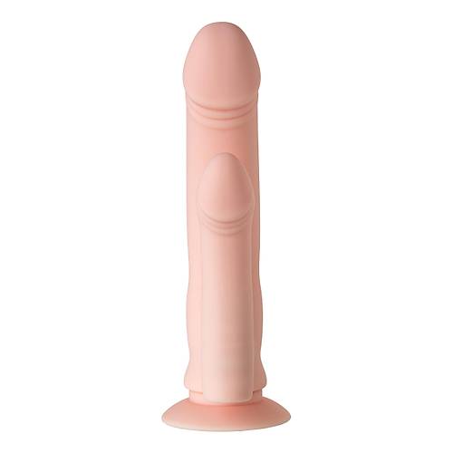 Gereki TOYFA A-Toys Twint yapay penis, silikon, plak, 19,5 cm