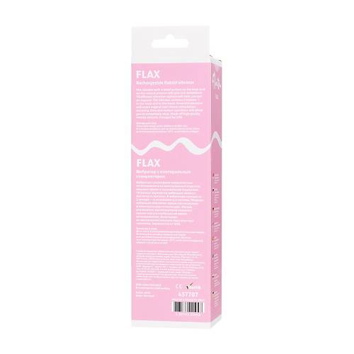 Flovetta by Toyfa Flax Klitoral Stimlasyonlu  Vibratr, silikon, cam gbei, 17,5 cm