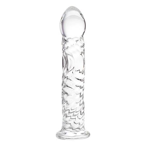 Sexus Glass Cam Dildo, effaf,16,5 cm