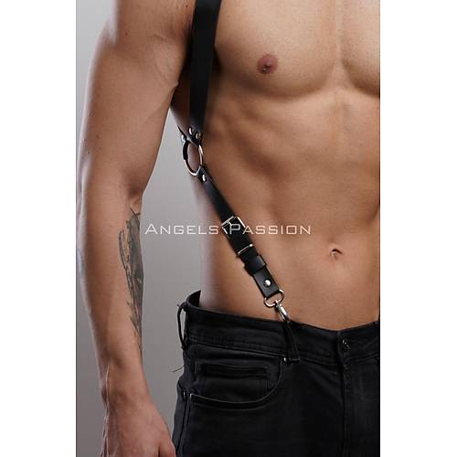 Erkek Gs Harness, Erkek Pantolon Kemer, Deri Erkek Kemer - APFTM146