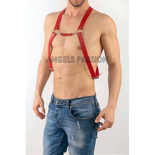 Deri Erkek Harness Pantolon Aksesuar, Gs Erkek Harness - APFTM27