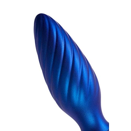 LEroina APP CLOSS Uygulama ve Kumanda Kontroll Silikon Titreimli Anal Vibratr  Mavi, 10,5 cm