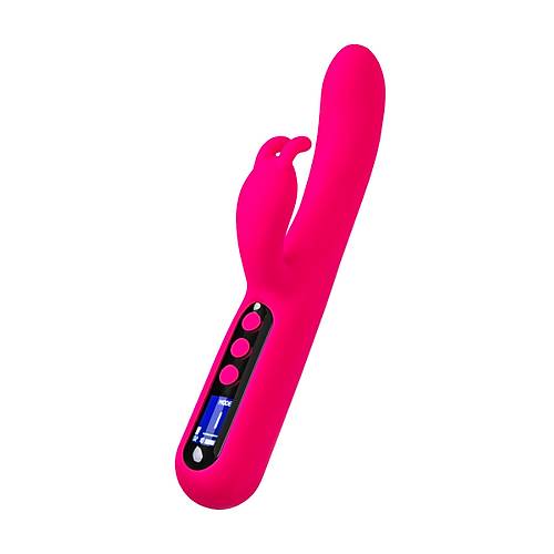 eroTeq Klitoral uyarml G noktas vibratr Rablock, silikon, pembe, 23,5 cm