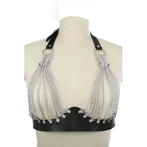Zincirli G���s Seksi Harness - APFT964