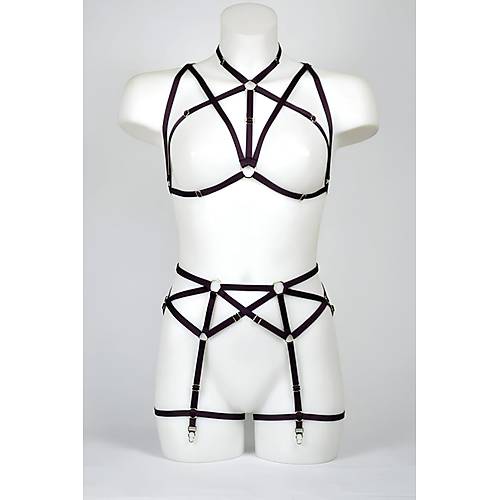 Gs ve Jartiyer Kemerli Seksi Harness - APFT161