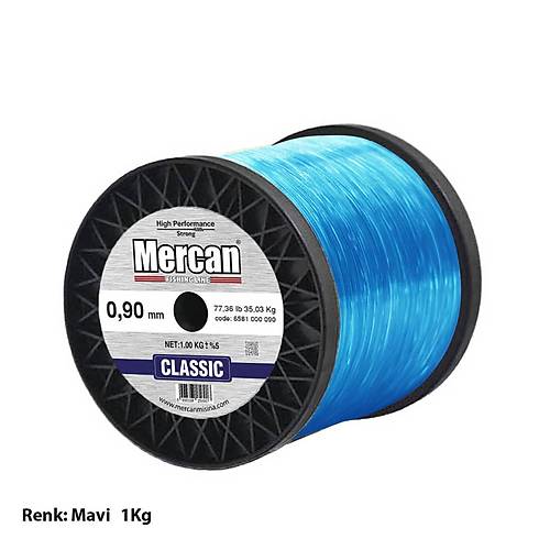 Mercan Classic Bobin Misina- Mavi