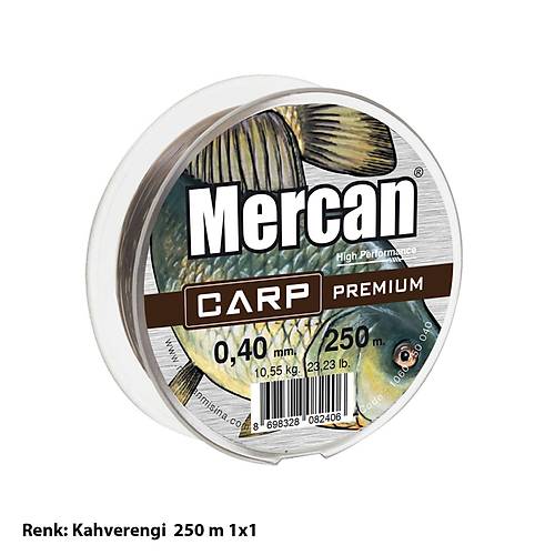 Mercan Carp Premium (250 m) Makara Misina- Kahve