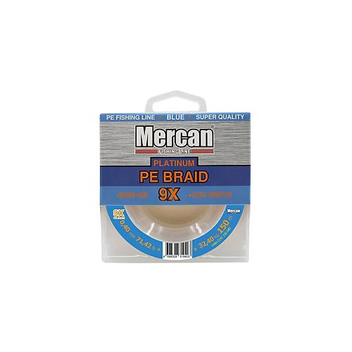 Mercan Platinum PE X9 Örgü İp 150 m Misina- Mavi
