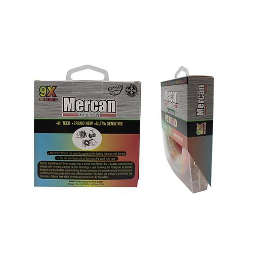 Mercan Platinum PE X9 Örgü İp 300 m Misina- Multicolor