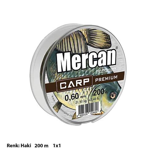 Mercan Carp Premium (250 m) Makara Misina- Haki Yeşil