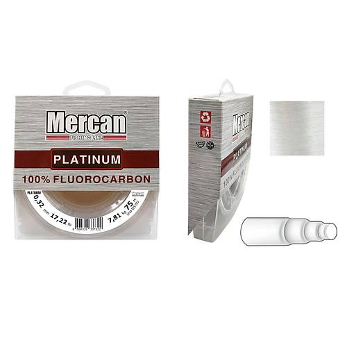 Mercan %100 Fluororcarbon Platinum 75m
