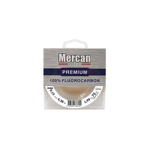 Mercan %100 Fluorocarbon Premium  75 m Makara Misina