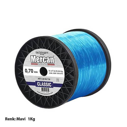 Mercan Classic Bobin Misina- Mavi
