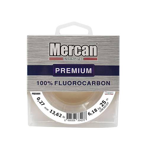 Mercan %100 Fluorocarbon Premium  25 m Makara Misina