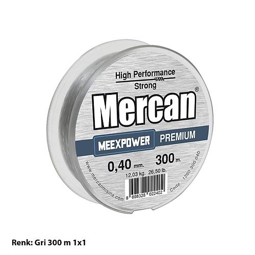 Mercan Premium Meexpower  Makara Misina- Gri