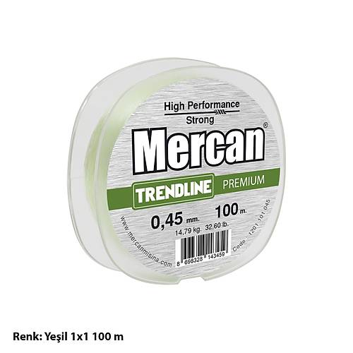Mercan Premium Trendline Makara Misina- Yeşil