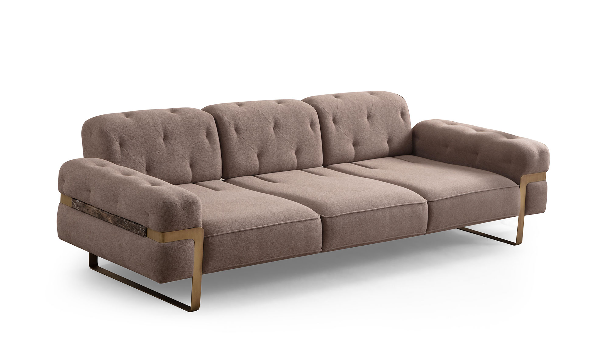 Almoda Sofa Set - Brown - CaddeYıldız Furniture