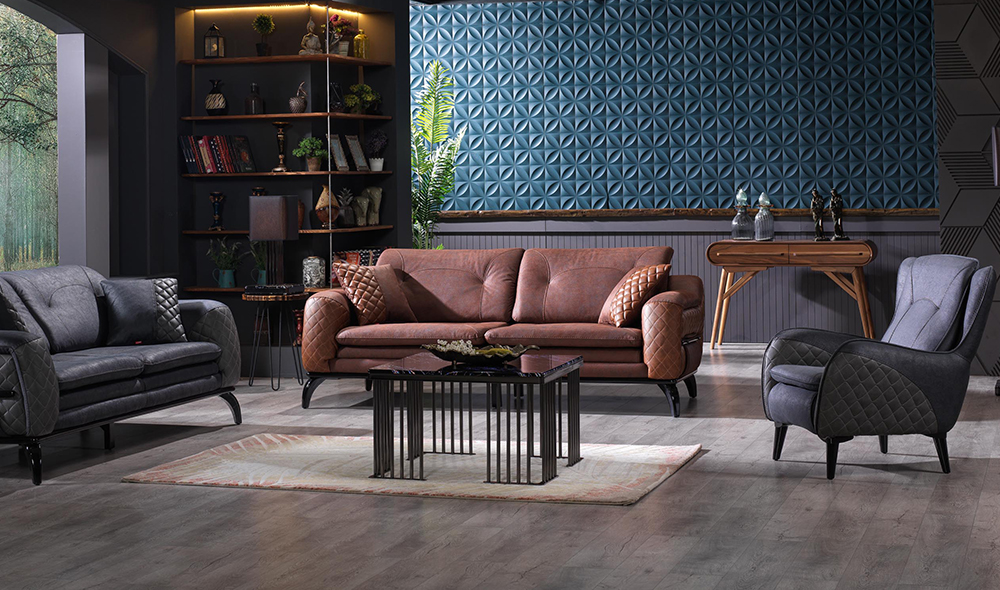 Harmony Living Room Set CaddeY??ld??z Furniture